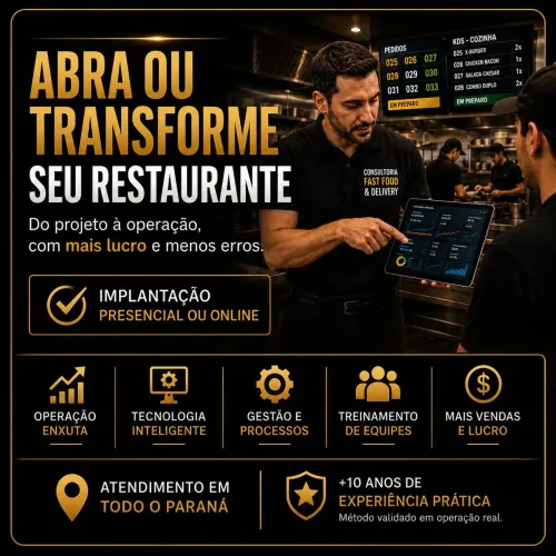 Abra ou Transforme seu Restaurante