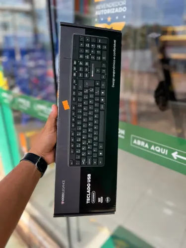 Teclado Com Fio Kross Elegance, USB, ABNT2 - KE-K095V2