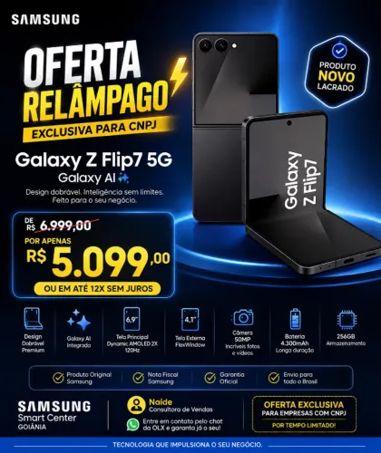 Samsung Galaxy Z Flip7 5G 256GB - Galaxy AI