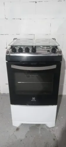Fogão 4 Bocas Electrolux Branco Vidro Interno Removível (52LBU)