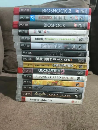 LOTE 15 JOGOS DE PS3