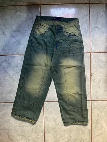 Calça baggy jeans leordre