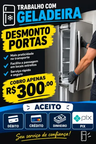 Desmonto portas de geladeira