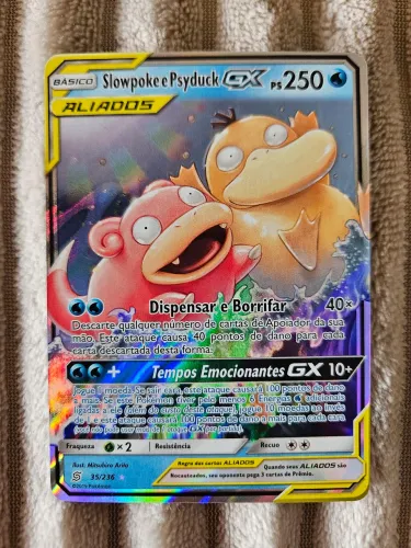 Pokemon TCG - Slowpoke e Psyduck-GX (035/236)
