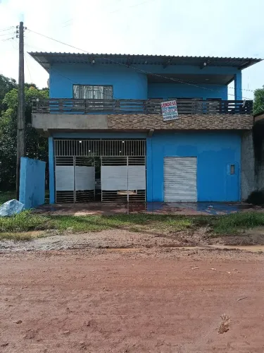 Casa 2 pisos com ponto comercial no Ramal Principal do PAU ROSA