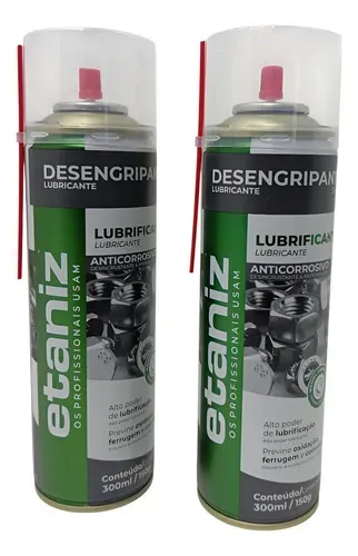 Desengripante Anticorrosivo E Lubrificante Spray 2 Unid 2 Pçs