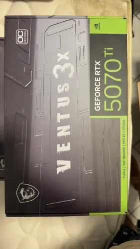 RTX 5070 ti 16 GB GDDR7 como nova