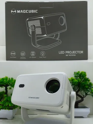 Projetor Full HD 1080p MAGCUBIC - Portátil com Rotação 360°