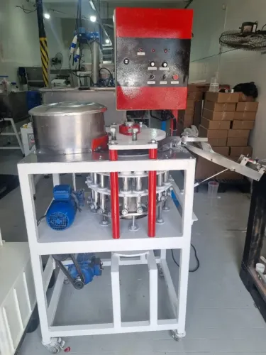 PRENSA PARA PRODUÇÃO PAÇOCA DE AMENDOIM TIPO ROLHA 50GRS.