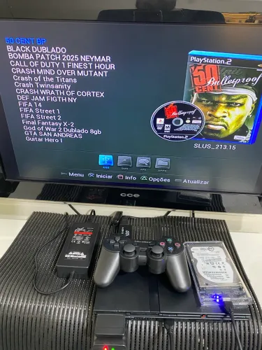 PlayStation com 27 jogos