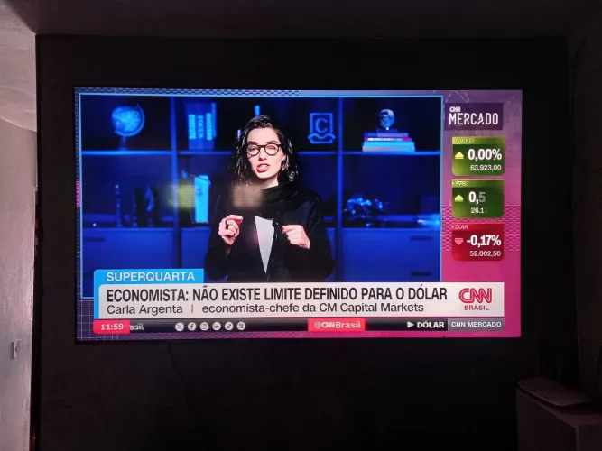 SMART TV 75 POLEGAS NOVA COM NOTA 