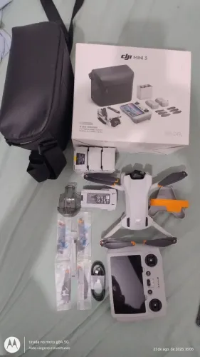 Dji mini 3 com 4 baterias