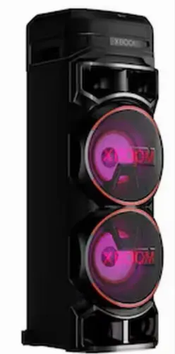 Torre de Som LG XBOOM RNC9 com Bluetooth, Karaokê, Entradas de Microfone, Guitarra