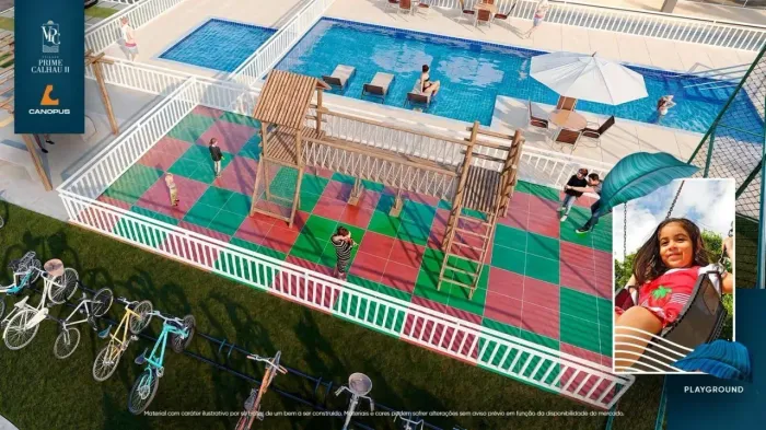 Prime Calhau 4 - Apartamentos de 2 e 3 quartos com suíte em condomínio fechado no Calhau!!