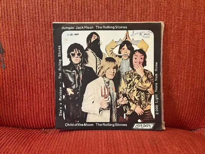 Single Rolling Stones Jumpin' Jack Flash LP Vinil Compacto