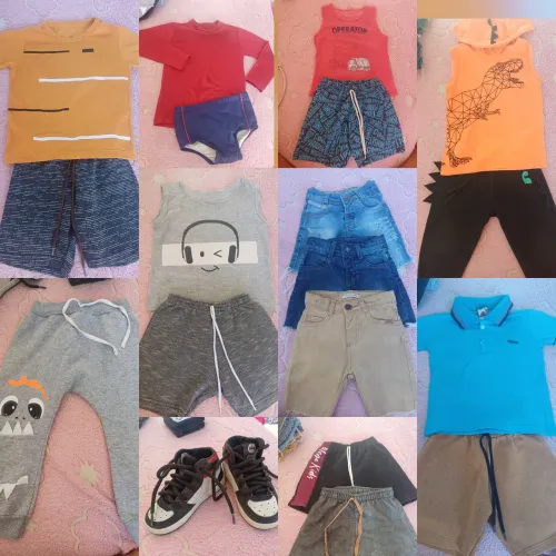 Roupas de menino.