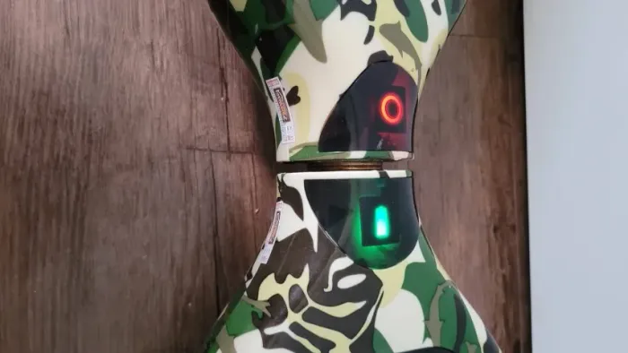 Hoverboard Skate Elétrico 6.5 Polegadas Com Led E Bluetooth Fogo E Gelo Hoverboard Skate