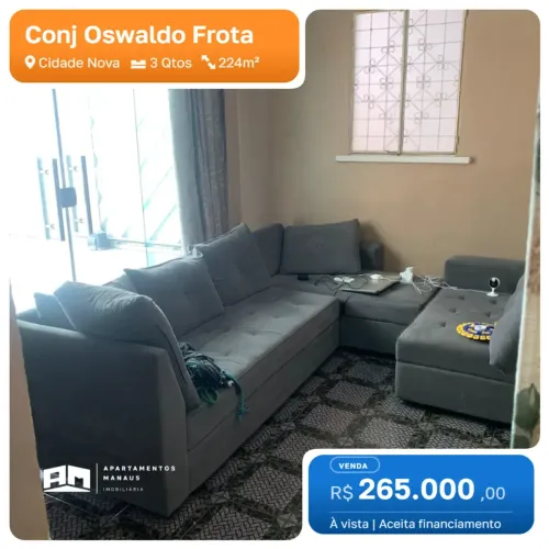 Conj Oswaldo Frota - 3 Quartos - Cidade Nova