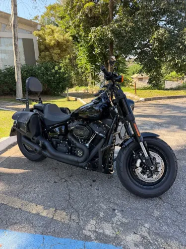 FAT BOB ALL black