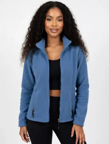 Agasalho Fleece Solo Microfleece II Feminina Tamanho PP Cor Azul - Novo!