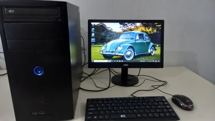 Computador i7 2600 3.80ghz ssd 240gb Monitor 17pol teclado mouse Windows 10 Completo 