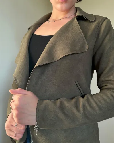 Jaqueta de Suede