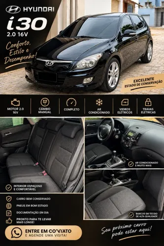 Hyundai I30 2.0 16V 145cv 5P Mec. 2011