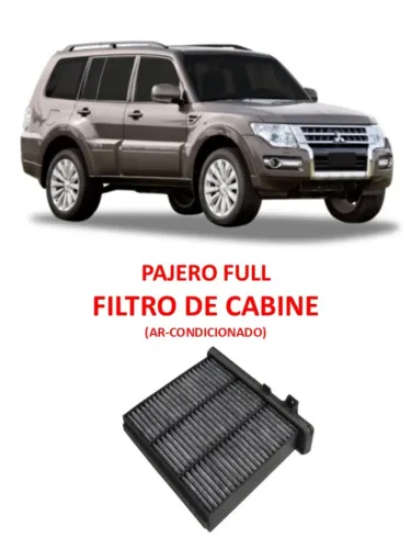 FILTRO DE AR CONDICIONADO (CABINE) LINHA MITSUBISHI - Com carvão Ativado