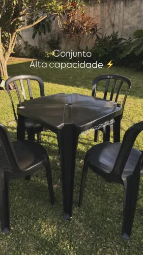 Kit mesa e cadeira | alto padrão 