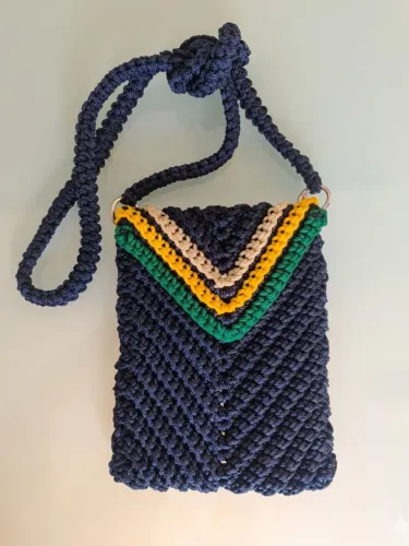 Bolsa croche fio náutico 