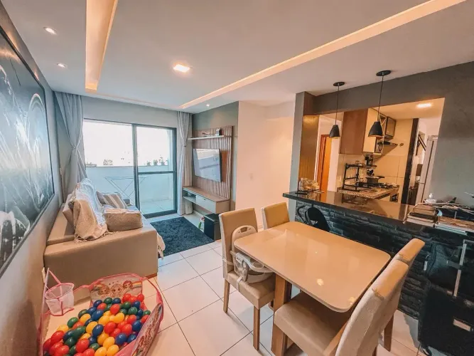 Lindo Apartamento 2/4 Suite 7 Andar C/ Elevador No Cond. Parque dos Jatobás
