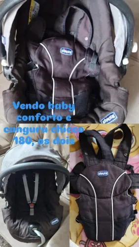 Vendo baby conforto e canguru chicco   
