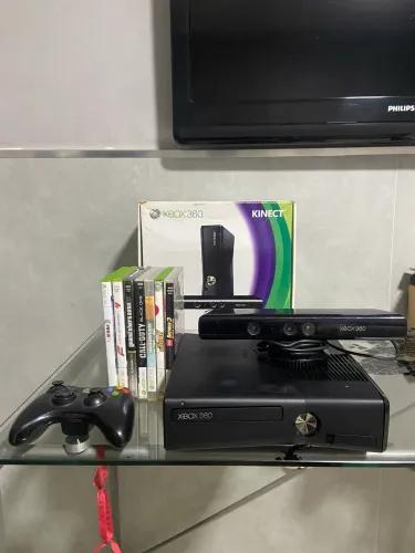 Xbox 360 LT Desbloqueado + Jogos + Kinect + Caixa - Leia descrição ?