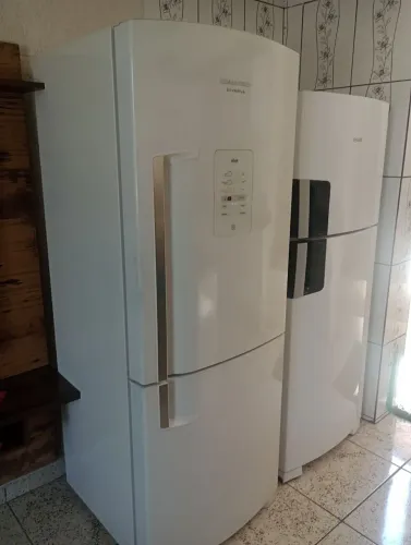 Geladeira Brastemp inverse Frost Fre painel digital gelando perfeitamente vendo entrego 
