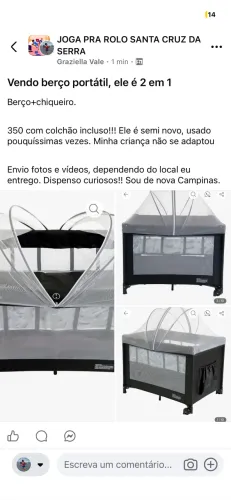Berço portátil