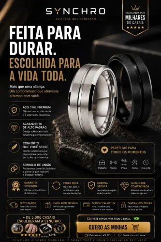 Anel Aliança Aço Prata ou Preto Indestrutível Antialérgico 8mm Extra Conforto Premium