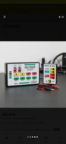 Simulador Ecu + Injetor De Sinais Com Ajuste De Rotação.