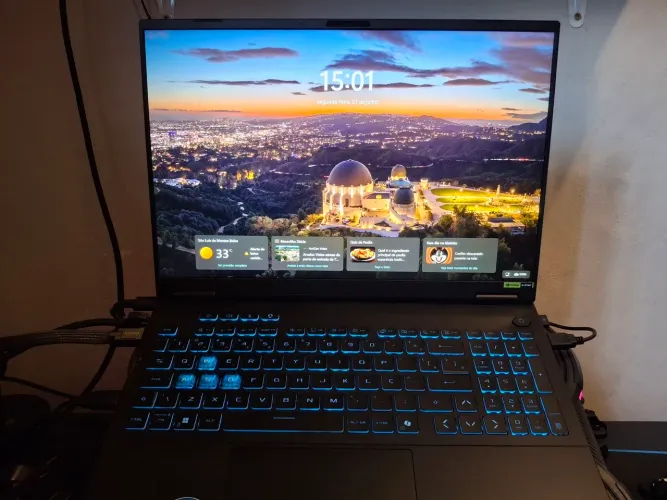 Notebook gamer asus tuf f16 i7 RTX5060