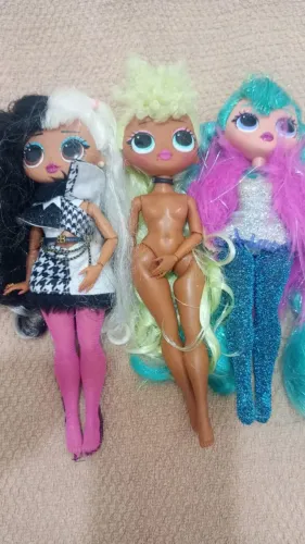 3 bonecas L.O.L surprise o.m.g