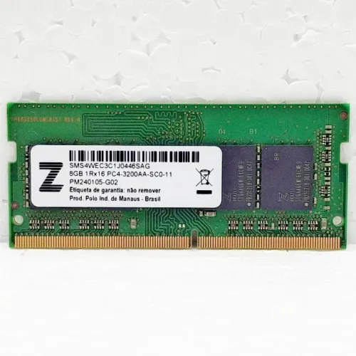 Memória RAM Notebook 8GB DDR4 3200 SODimm ZILIA