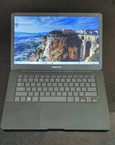 Notebook Positivo Motion Gray Q232A Intel Atom 2GB RAM 32GB SSD