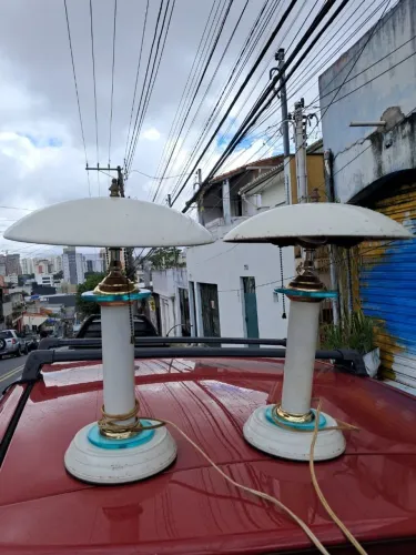 Luminárias década 70