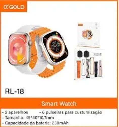 Smartwatch RL-18 X Gold (Novo)
