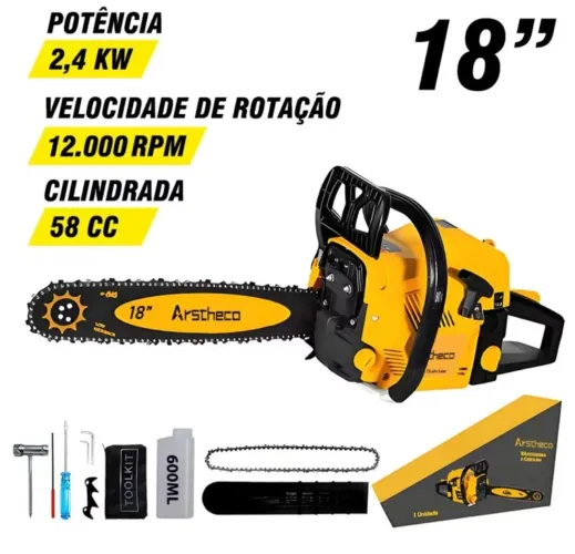 Motosserra a gasolina 58cc