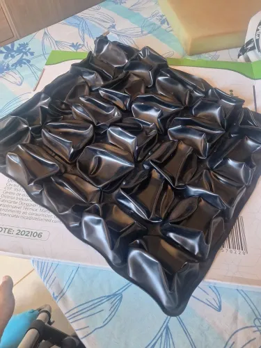 Almofada de ar, para prevenção de lesão, muito boa , ótima marca