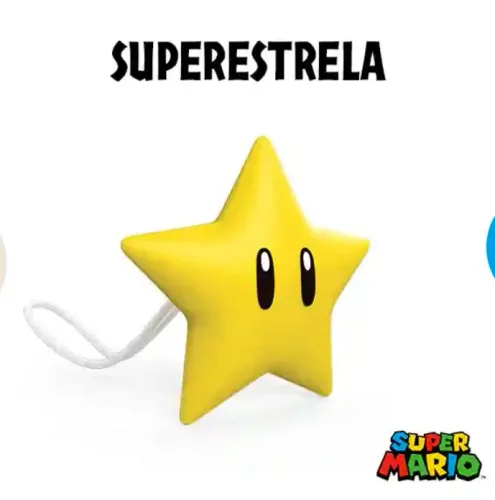 SuperEstrela Coleção Super Mario Kinder Joy