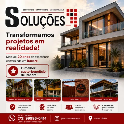 Contruçao e reformas Itacare e região