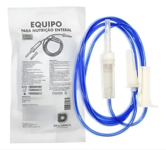 Equipo Escalonado Descarpack Para Dieta Enteral - Kit Com 6