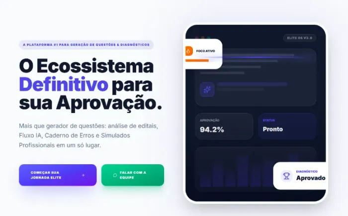 Oportunidade para Investidores: Plataforma de IA Pronta para Concursos (Código-Fonte)