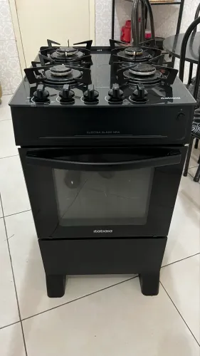FOGÃO TAMPO DE VIDRO